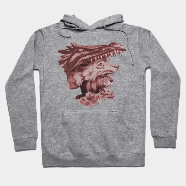 Lions Dragons Wolves Oh My Hoodie by tomburns